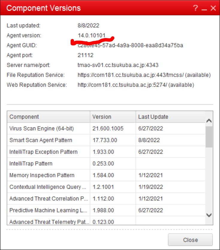 windows clients 14.0.10101